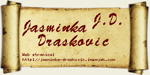 Jasminka Drašković vizit kartica